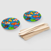 Koi Pond Art Fächer (Non-assembled)