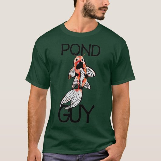Koi Pond Art I Liebe Koi Fischerhafen T-Shirt (Vorderseite)