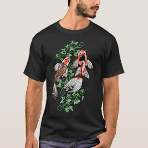 Koi Pond Art I Liebe Koi Fischerhafen T-Shirt