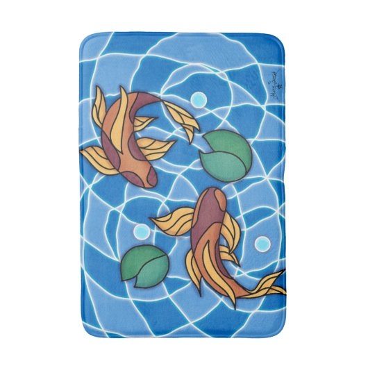 Koi Pond Badematte (Vorderseite Vertikal)