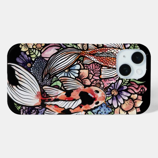 Koi Pond Case-Mate iPhone Hülle (Rückseite (Horizontal))