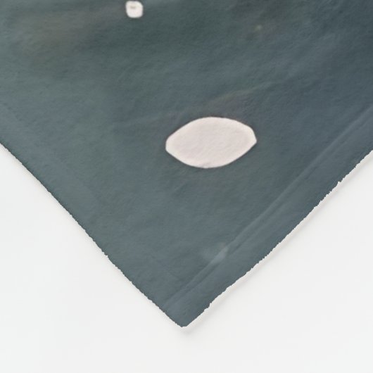 Koi Pond Cherry Blossom Serenity Fleecedecke (Ecke)