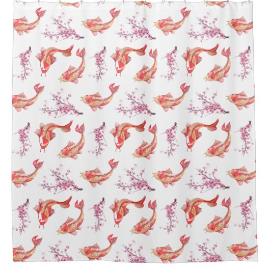 Koi Pond Duschvorhang (Vorderseite)