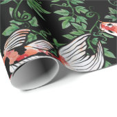 Koi Pond Fish Artwork Geschenkpapier (Rolleneckpunkt)