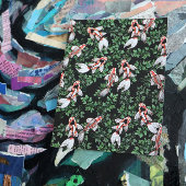 Koi Pond Fish Artwork Postkarte