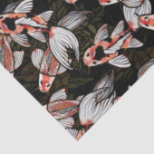 Koi Pond Fish Artwork Seidenpapier (Ausschnitt)