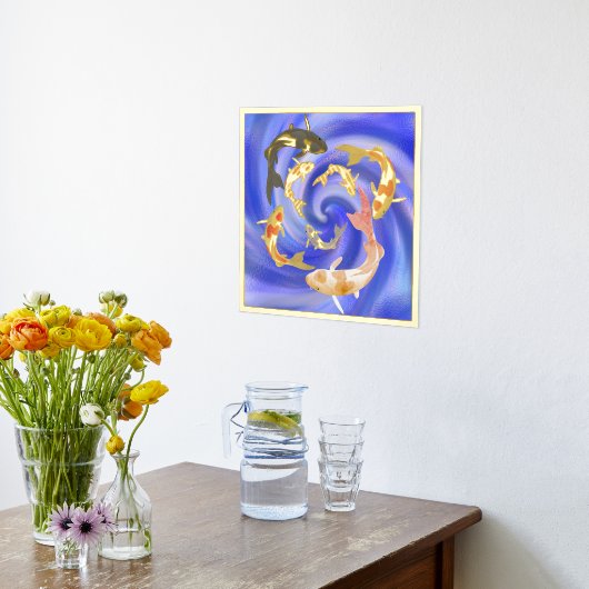 Koi Pond Foliendrucke (Ablage(Küche))