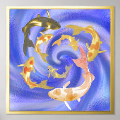 Koi Pond Foliendrucke (Vorderseite)