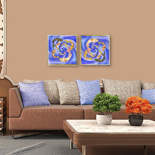 Koi Pond Foliendrucke