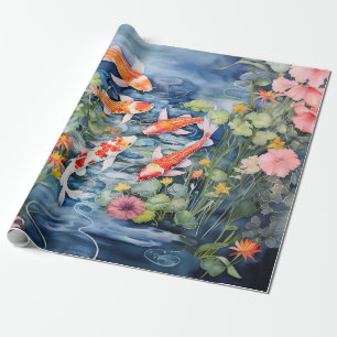 Koi Pond Geschenkpapier