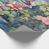 Koi Pond Geschenkpapier (Ecke)