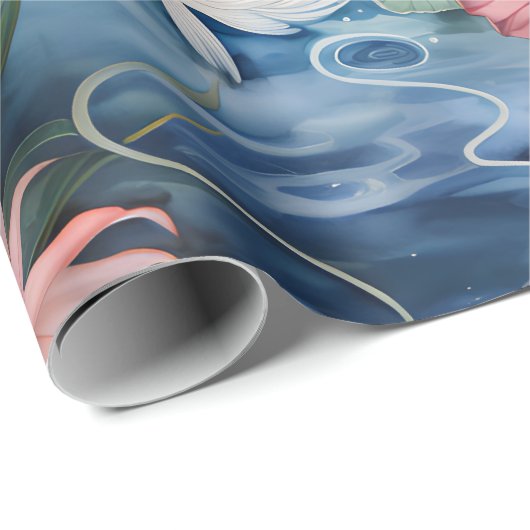 Koi Pond Geschenkpapier (Rolleneckpunkt)