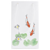 Koi Pond Geschenktasche Kleine Geschenktüte (Rückseite)