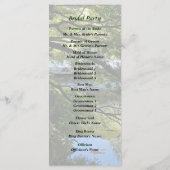 Koi Pond-Hochzeitsprogramm für Chinesische Garten Programm (Rückseite)