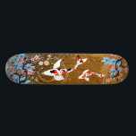 Koi Pond - Holz - Japanisches Design Skateboard<br><div class="desc">Design inspiriert durch japanische Kunst.</div>