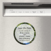 Koi Pond im chinesischen Garten Save the Date Magnet (In Situ (Geschirrspüler))