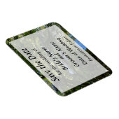 Koi Pond im chinesischen Garten Save the Date Magnet (Rechte Seite)