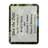 Koi Pond im chinesischen Garten Save the Date Magnet (Vertikal)