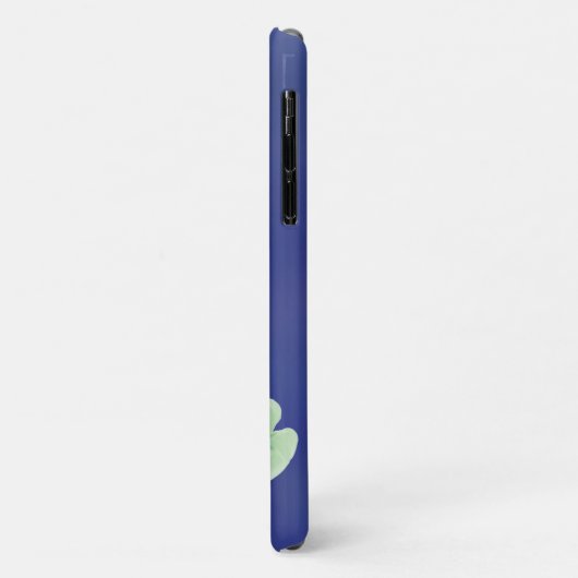 Koi Pond - iPhone Case mit blauem Hintergrund (Hinten/Links)