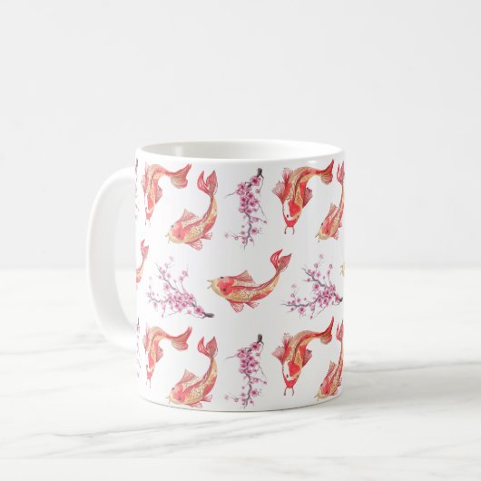 Koi Pond Kaffeetasse (Vorderseite Links)