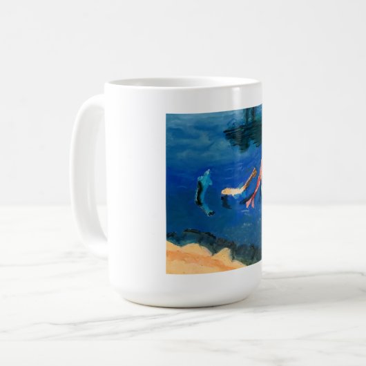 Koi Pond Kaffeetasse (Vorderseite Links)