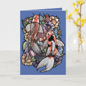 Koi Pond                                           Karte (Gelbe Blume)