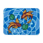 Koi Pond Magnet (Horizontal)