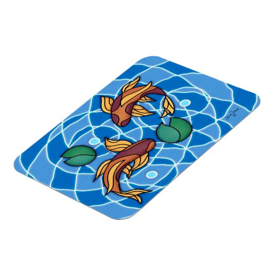 Koi Pond Magnet (Linke Seite)