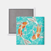 Koi Pond Magnet (Vorderseite/Rückseite)