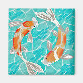 Koi Pond Magnet (Vorne)
