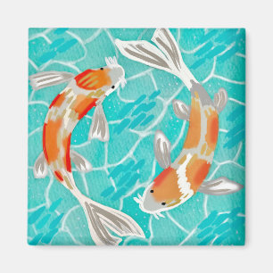Koi Pond Magnet
