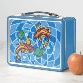 Koi Pond Metall Brotdose (Beispiel)