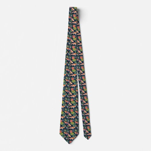 Koi Pond Necktie Krawatte (Vorderseite)