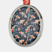 Koi Pond Ornament Aus Metall (Links)