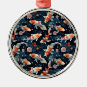 Koi Pond Ornament Aus Metall