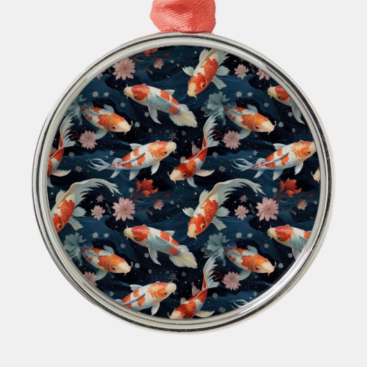 Koi Pond Ornament Aus Metall (Vorne)