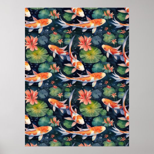 Koi Pond Poster (Vorne)