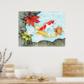 Koi Pond Poster (Küche)