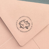 Koi Pond Rücksendeadresse Permastempel