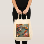 "Koi Pond Sanctuary" Tragetasche (Vorderseite (Produkt))