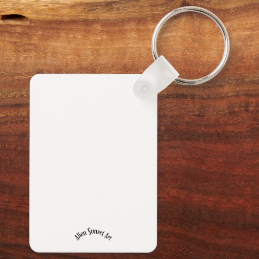 Koi Pond Schlüsselanhänger (Rückseite)