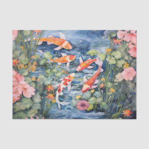 Koi Pond Seidenpapier