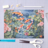 Koi Pond Seidenpapier (Handwerk)