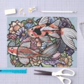 Koi Pond Seidenpapier (Handwerk)