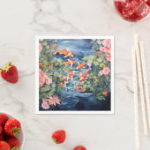 Koi Pond Serviette (Beispiel)