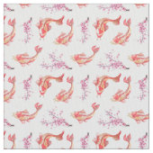 Koi Pond Stoff (Nahaufnahme)