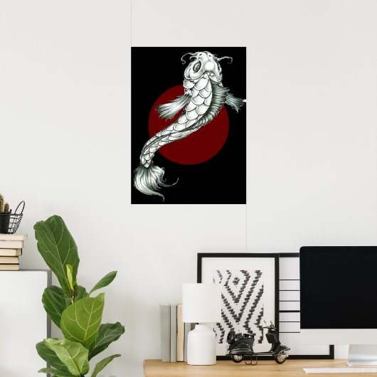 Koi Poster (Heimbüro)