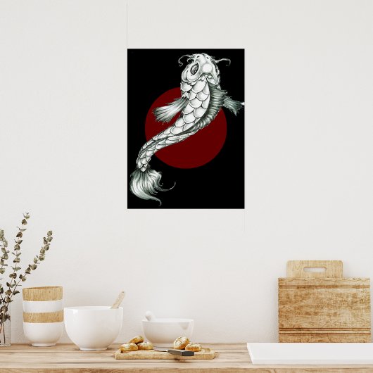 Koi Poster (Küche)