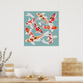 Koi Poster (Küche)