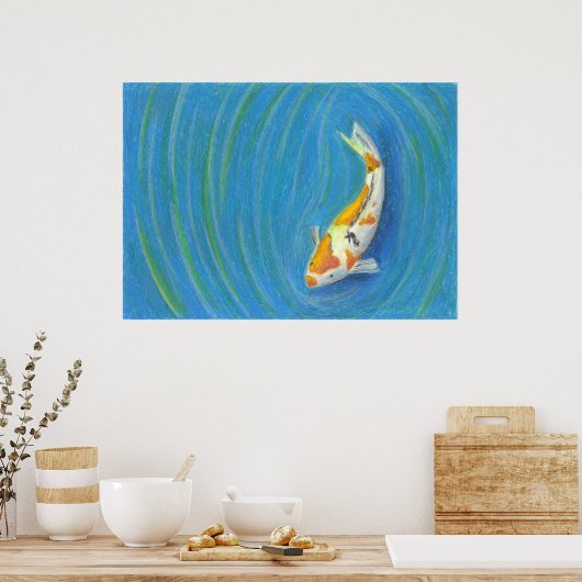 Koi Poster (Küche)